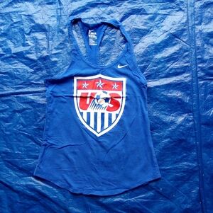 Nike Women's Blue USA Tank Top